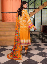 Signature Prints By Nureh Printed Marina Unstitched 3 Piece Suit - 80